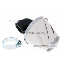 air filter Helix power 28-35mm carburetor connection (adapter) white