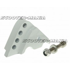 shock extender CNC 4-hole adjustable mounting - white for Minarelli horizontal