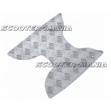 foot plate Opticparts DF checkered aluminium for Aprilia Scarabeo