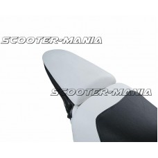 pillion seat cover Opticparts DF white for Aprilia SR50 (97-05)
