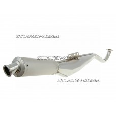 exhaust expansie chromed / aluminum for Puch Maxi