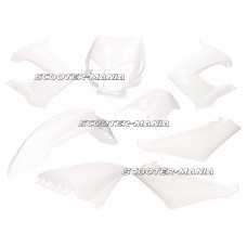 fairing kit white for Derbi Senda R, SM X-Treme, SM DRD