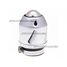 air filter Grenade silver straight version 42mm carb connection