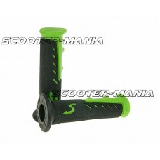 handlebar rubber grip set sport green