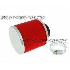 air filter Big Foam 28-35mm straight carb connection (adapter) red